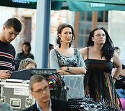 Goda Skačkauskaitė (centre)
