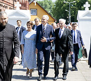 Gitanas Nausėda, Diana Nausėdienė, Antanas Nausėda