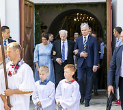 Gitanas Nausėda, Diana Nausėdienė, Antanas Nausėda