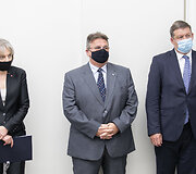 Asta Skaisgirytė, Linas Linkevičius, Raimundas Karoblis