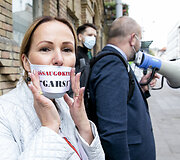 Piketas &bdquo;I&scaron;saugokime kino teatrą  &bdquo;Garsas&ldquo;