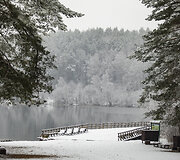 Vilnių nuklojo sniegas