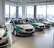 Pristatyti nauji tarnybiniai policijos automobiliai
