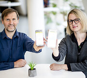 Mokslininkai dr. Andrius Kažukauskas ir dr. Jūratė Jaraitė-Kažukauskė
