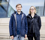 Mokslininkai dr. Andrius Kažukauskas ir dr. Jūratė Jaraitė-Kažukauskė