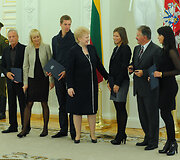 Lietuvos sportininkams - apdovanojimai i&scaron; prezidentės Dalios Grybauskaitės rankų