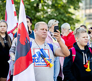 Protestas prie&scaron; Galimybių pasą
