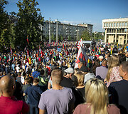 Protestas prie&scaron; Galimybių pasą