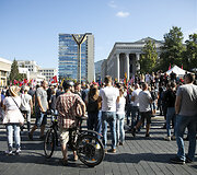 Protestas prie&scaron; Galimybių pasą