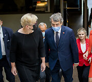 Ingrida &Scaron;imonytė ir Davidas Sassoli