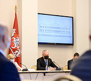 Gitanas Nausėda susitiko su &scaron;vietimo, mokslo ir sporto ministre Jurgita &Scaron;iugždiniene ir sporto bendruomenės atstovais