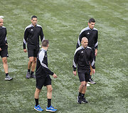 &Scaron;veicarijos futbolo rinktinės treniruotė