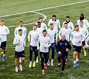 &Scaron;veicarijos futbolo rinktinės treniruotė