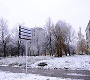 Pirmas sniegas Vilniuje