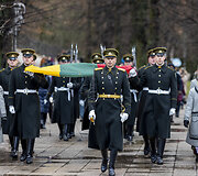 Naujos Lietuvos valstybės vėliavos i&scaron;kėlimo ceremonija