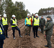 Fzinio barjero statybų aik&scaron;telėje netoli Silių kaimo