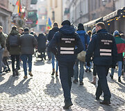 Vasario 16-ąją Vilniaus centre - gausios policijos pajėgos, pasirodė ir protestuotojų