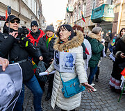 Vasario 16-ąją Vilniaus centre - gausios policijos pajėgos, pasirodė ir protestuotojų
