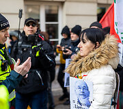 Vasario 16-ąją Vilniaus centre - gausios policijos pajėgos, pasirodė ir protestuotojų