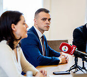 Monika Navickienė, Andrius &Scaron;atevičius