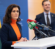 Gabrielius Landsbergis, Th&oacute;rd&iacute;s Kolbr&uacute;n Reykfj&ouml;rd Gylfad&oacute;ttir