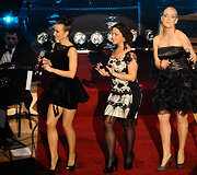 Karina Krysko-Skambinė, Evelina Sa&scaron;enko ir Rūta &Scaron;čiogolevaitė