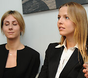 Vaida Poderytė (de&scaron;inėje)