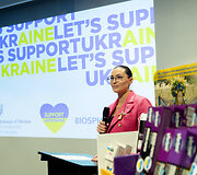 Akcijos &bdquo;Paremk ukrainiečius&ldquo; pristatymas
