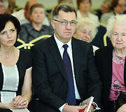 Algirdas Butkevičius su žmona Janina