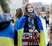 Ukrainos palaikymo akcija