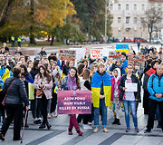 Ukrainos palaikymo akcija
