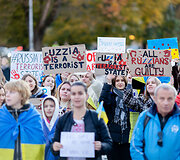 Ukrainos palaikymo akcija