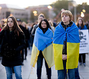 Ukrainos palaikymo akcija