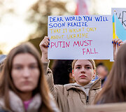 Ukrainos palaikymo akcija
