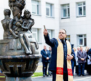 Mykolo Marcinkevičiaus ligoninės priestato atidarymas