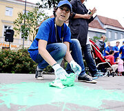 Suoliukų dažymas Vilniaus vokiečių gatvėje