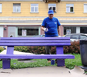 Suoliukų dažymas Vilniaus vokiečių gatvėje