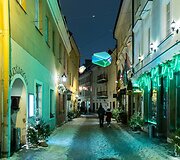 Kalėdi&scaron;kai pasipuo&scaron;ęs Vilniaus senamiestis