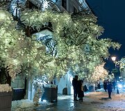 Kalėdi&scaron;kai pasipuo&scaron;ęs Vilniaus senamiestis