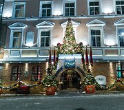 Kalėdi&scaron;kai pasipuo&scaron;ęs Vilniaus senamiestis