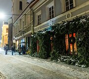 Kalėdi&scaron;kai pasipuo&scaron;ęs Vilniaus senamiestis