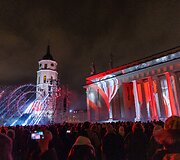 700-ojo Vilniaus gimtadienio renginys Katedros aik&scaron;tėje ,,Laiko portalas&ldquo;