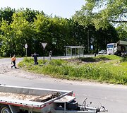 Liepkalnio gatvėje nukirstas telekomunikacijų kabelis