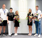 Europos žaidynių medalių teikimo ceremonija