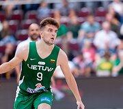 Krep&scaron;inio rungtynės: Lietuvos rezervinė rinktinė &ndash; Jordanijos rinktinė. Dovydas Giedraitis