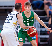 Krep&scaron;inio rungtynės: Lietuvos rezervinė rinktinė &ndash; Jordanijos rinktinė. Dovydas Giedraitis