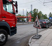 Kelio darbai Savanorių prospekte