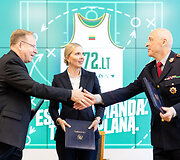 Gintaras Gru&scaron;as, Agnė Bilotaitė, Saulius Greičius