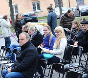 Baldų aukciono akimirka