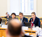 Agnė Bilotaitė susitiko su septynių &scaron;alių vidaus reikalų ministrais